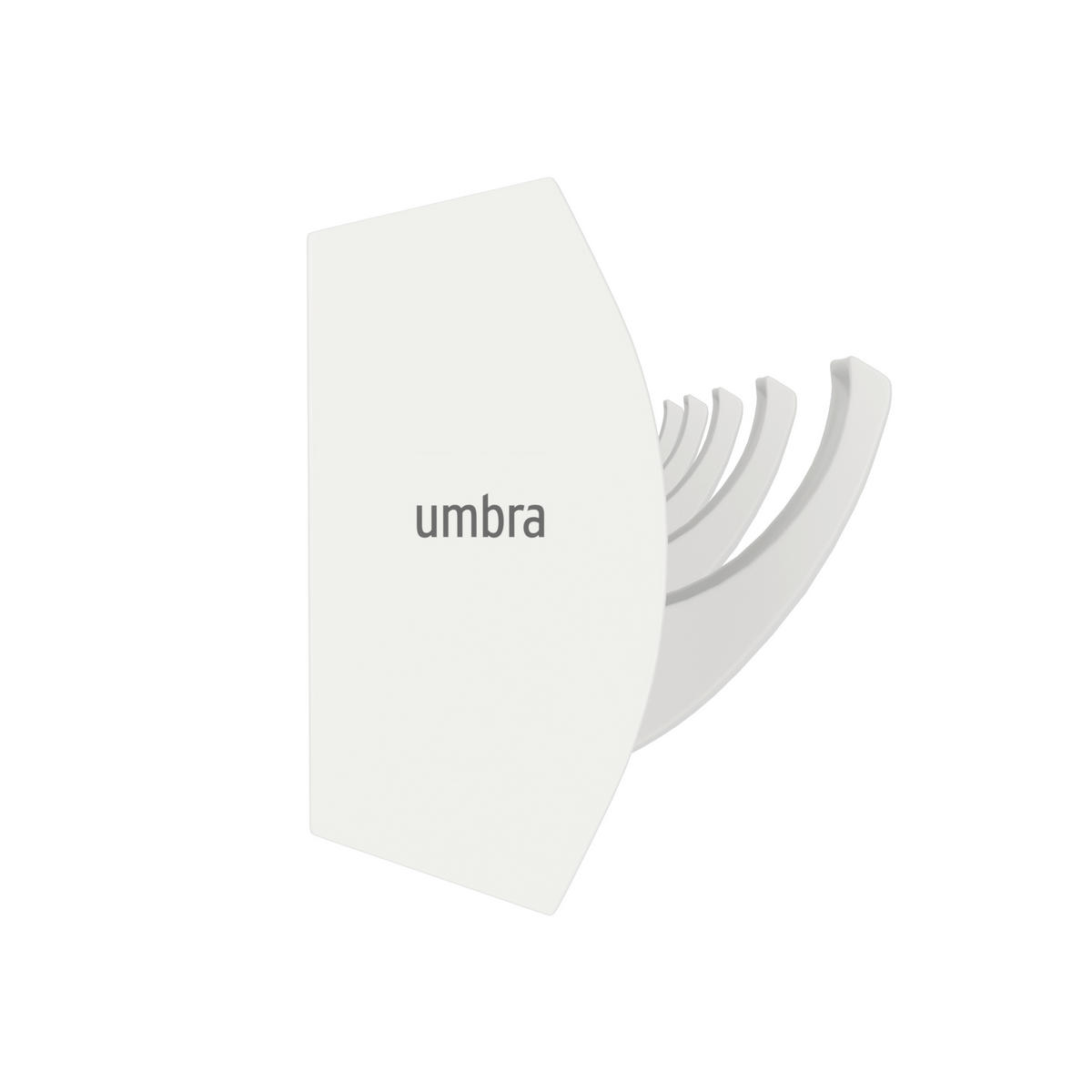 KUKA  bela  drvo, plastika  - bela, Lajfstajl, drvo/plastika (53/7/3cm) - Umbra