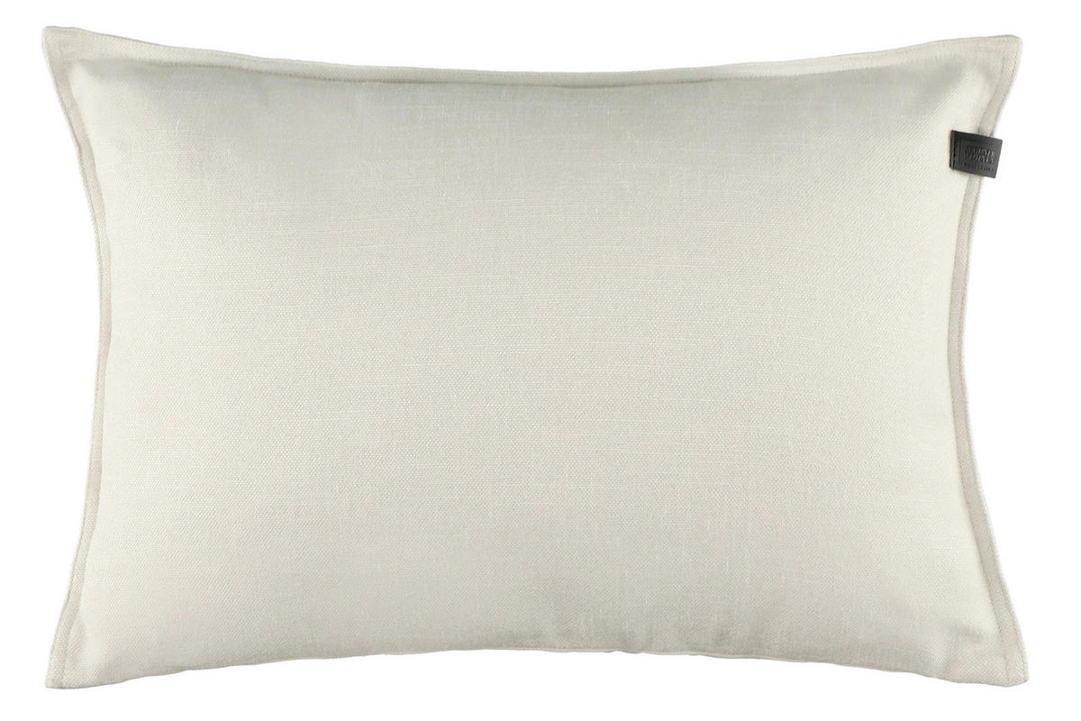 KISSENHÜLLE Schöner Wohnen Coast offwhite 58/38 cm  - Creme/Weiß, Basics, Kunststoff (58/38cm) - Schöner Wohnen