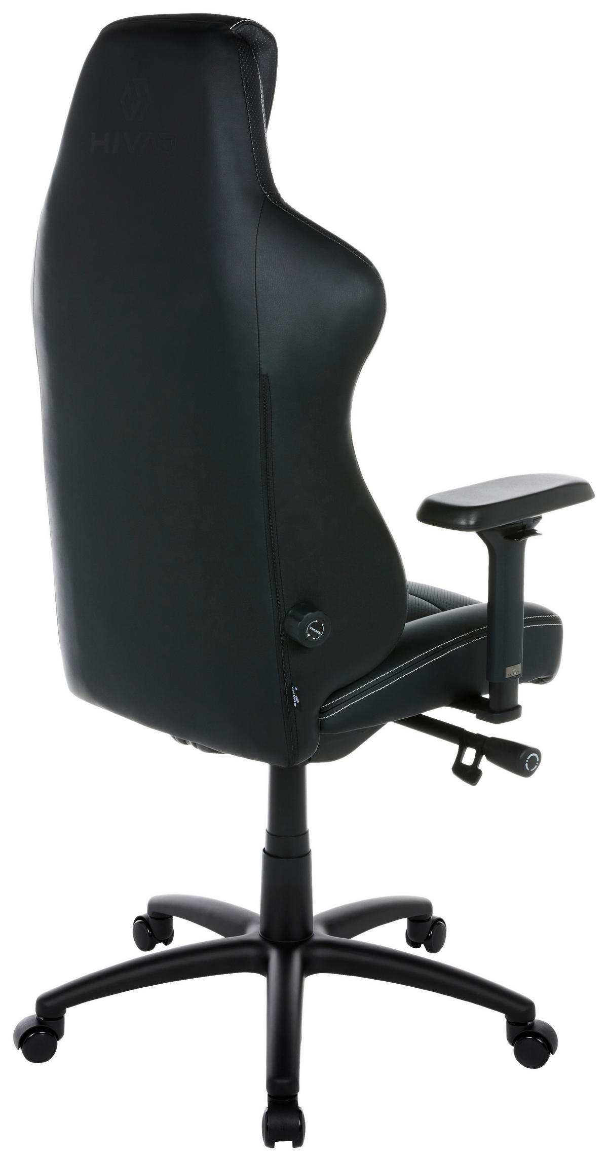 EQLIPSE Night Coal Schwarz, Weiß Metall, Textil   - Schwarz/Weiß, LIFESTYLE, Textil/Metall (79/142/77cm) - HIVAR