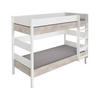 ETAGENBETT - Weiß/Silbereichenfarben, Basics, Holz/Holzwerkstoff (90/200cm) - Paidi