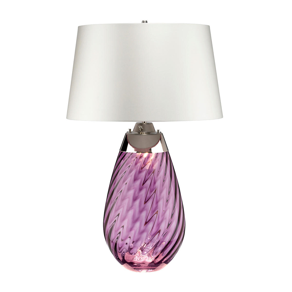 TISCHLEUCHTE 46/74 cm   - Violett, KONVENTIONELL (46/74cm) - Elstead Lighting