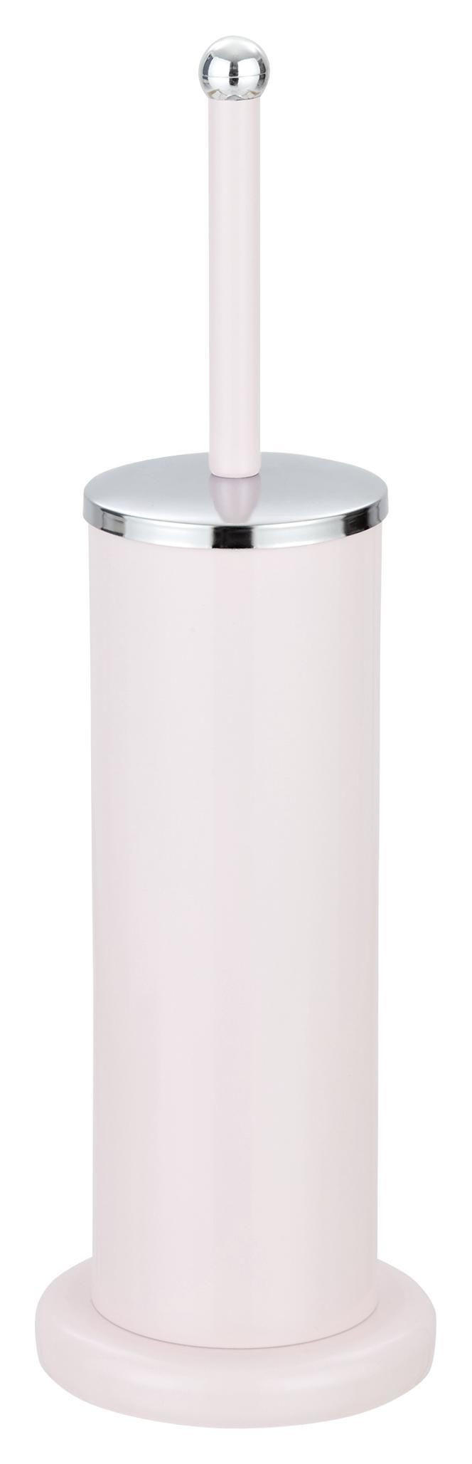 WC-BÜRSTENGARNITUR in Metall  Kunststoff   - Rosa, Basics, Kunststoff/Metall (12,5/41cm) - Sadena
