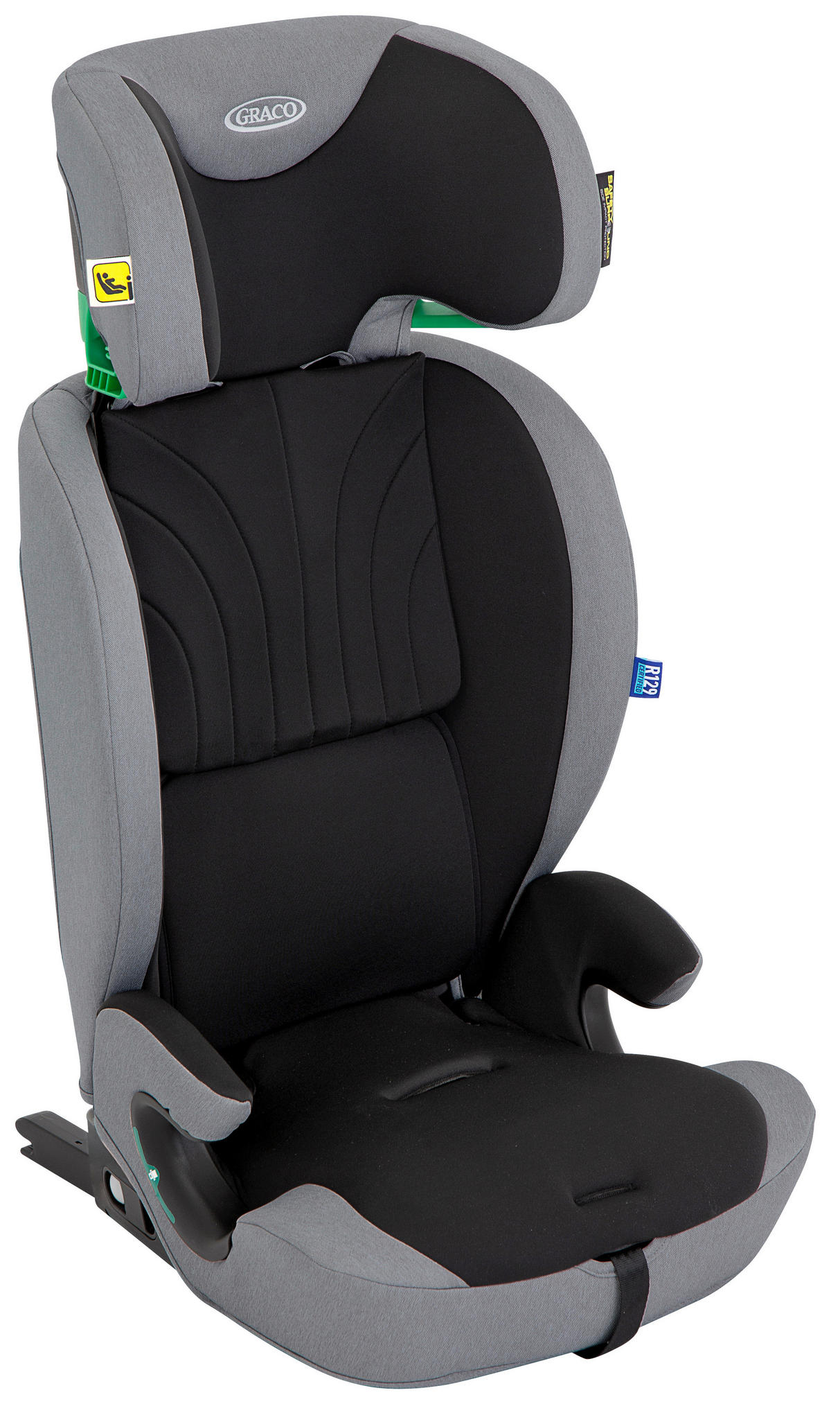 KINDERAUTOSITZ Energi i-Size R129  - Schwarz/Grau, Basics, Textil (50,6/83,1/46,9cm) - Graco