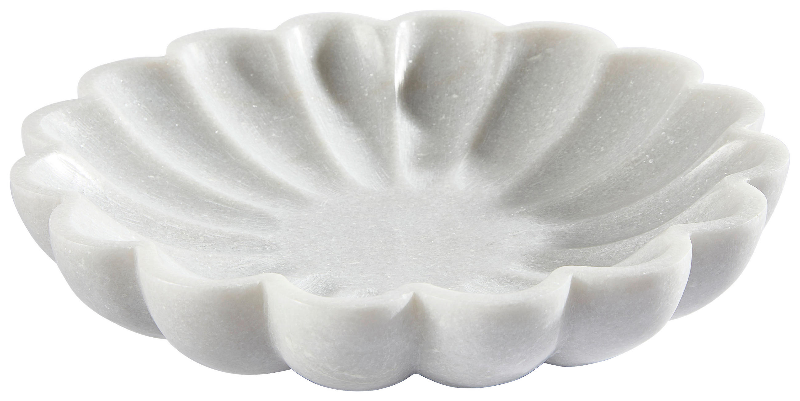 DEKOSCHALE - Weiß, Trend, Stein (25/5cm) - Ambia Home