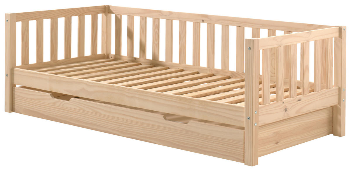 AUSZIEHBETT 90/200 cm  in Kieferfarben  - Kieferfarben, MODERN, Holz/Holzwerkstoff (90/200cm) - MID.YOU