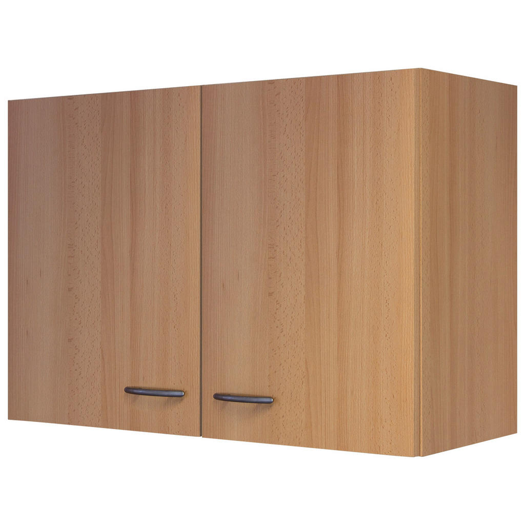 Küchenoberschrank Nano 80 cm Buche Dekor 2 Drehtüren