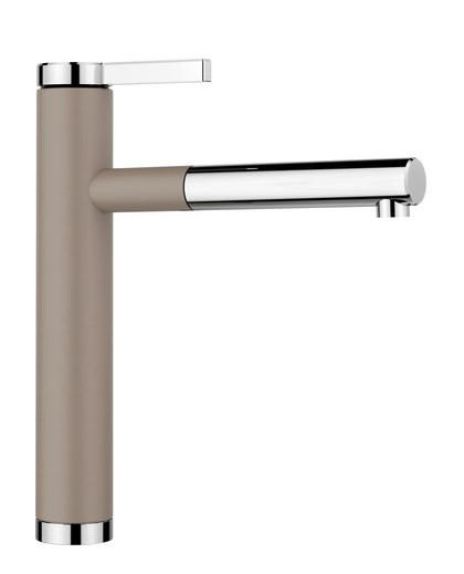 KÜCHENARMATUR 518446  - Chromfarben/Braun, Basics, Stein/Metall (4,6/28/24,8cm) - Blanco