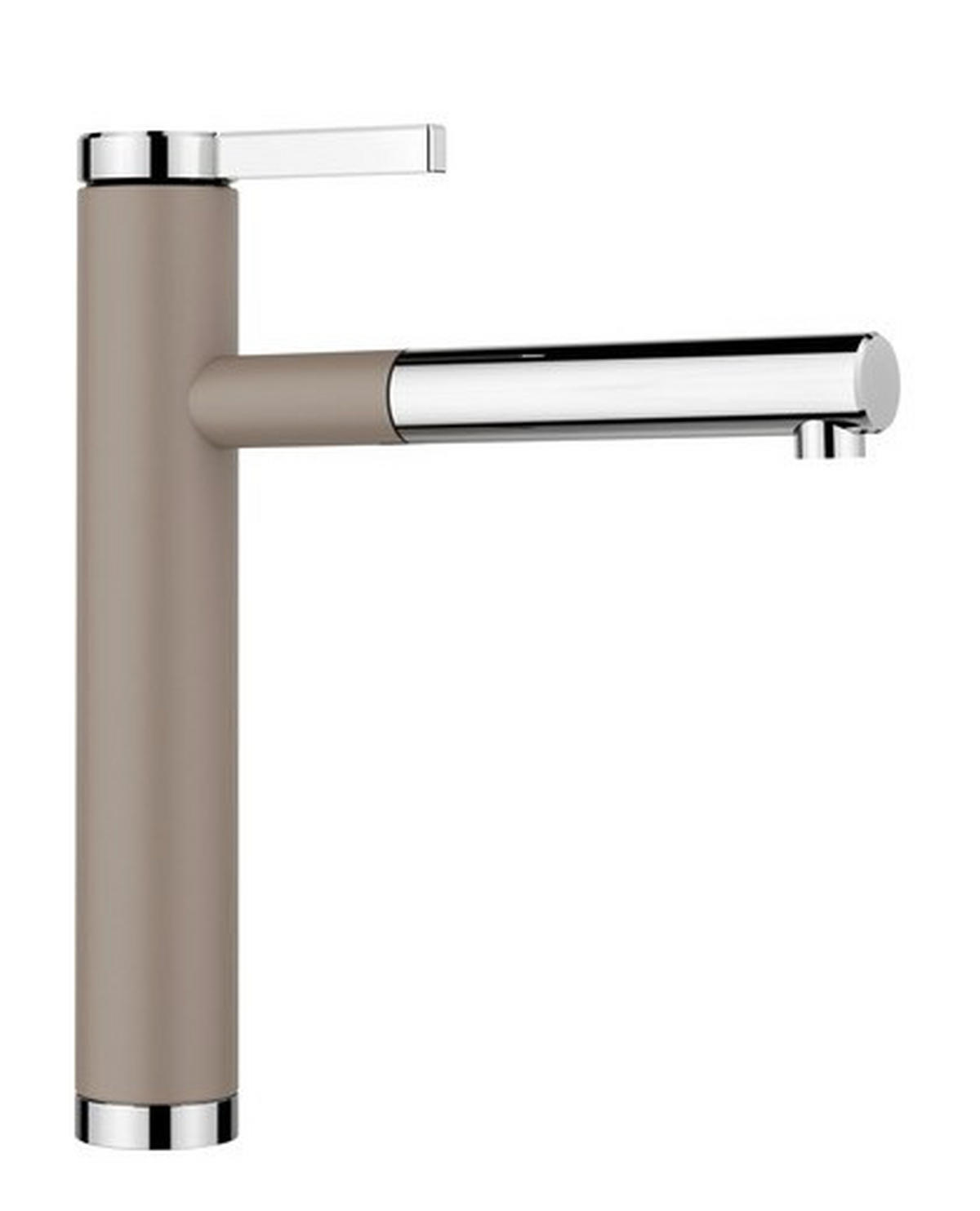 KÜCHENARMATUR 518446  - Chromfarben/Braun, Basics, Stein/Metall (4,6/28/24,8cm) - Blanco