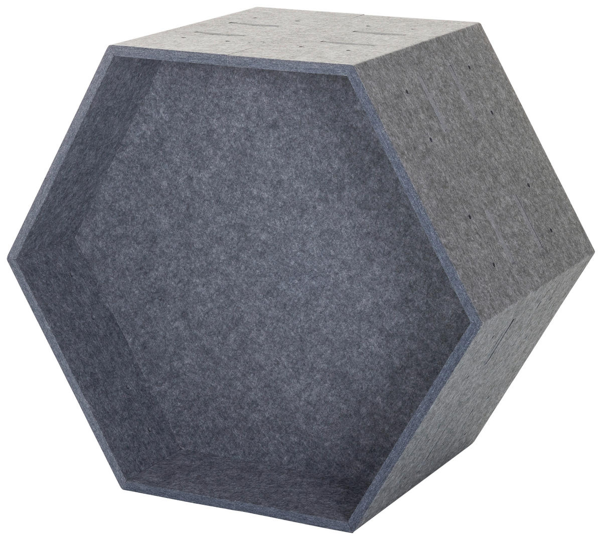 TRENNWAND Textil Grau  - Grau, MODERN, Textil (62,5/54,5/35cm) - MID.YOU