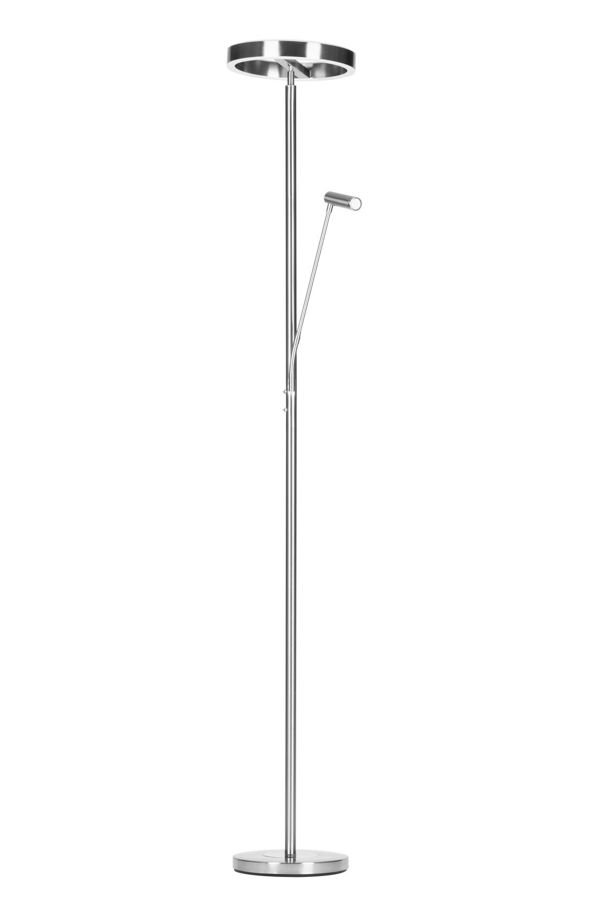 LED-DECKENFLUTER 28/180 cm    - Silberfarben/Weiß, Design, Kunststoff/Metall (28/180cm) - Novel