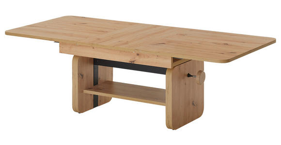 COUCHTISCH 110-148/65/47-63 cm rechteckig Eiche Artisan - Eiche Artisan, KONVENTIONELL, Holzwerkstoff (110-148/65/47-63cm) - Carryhome