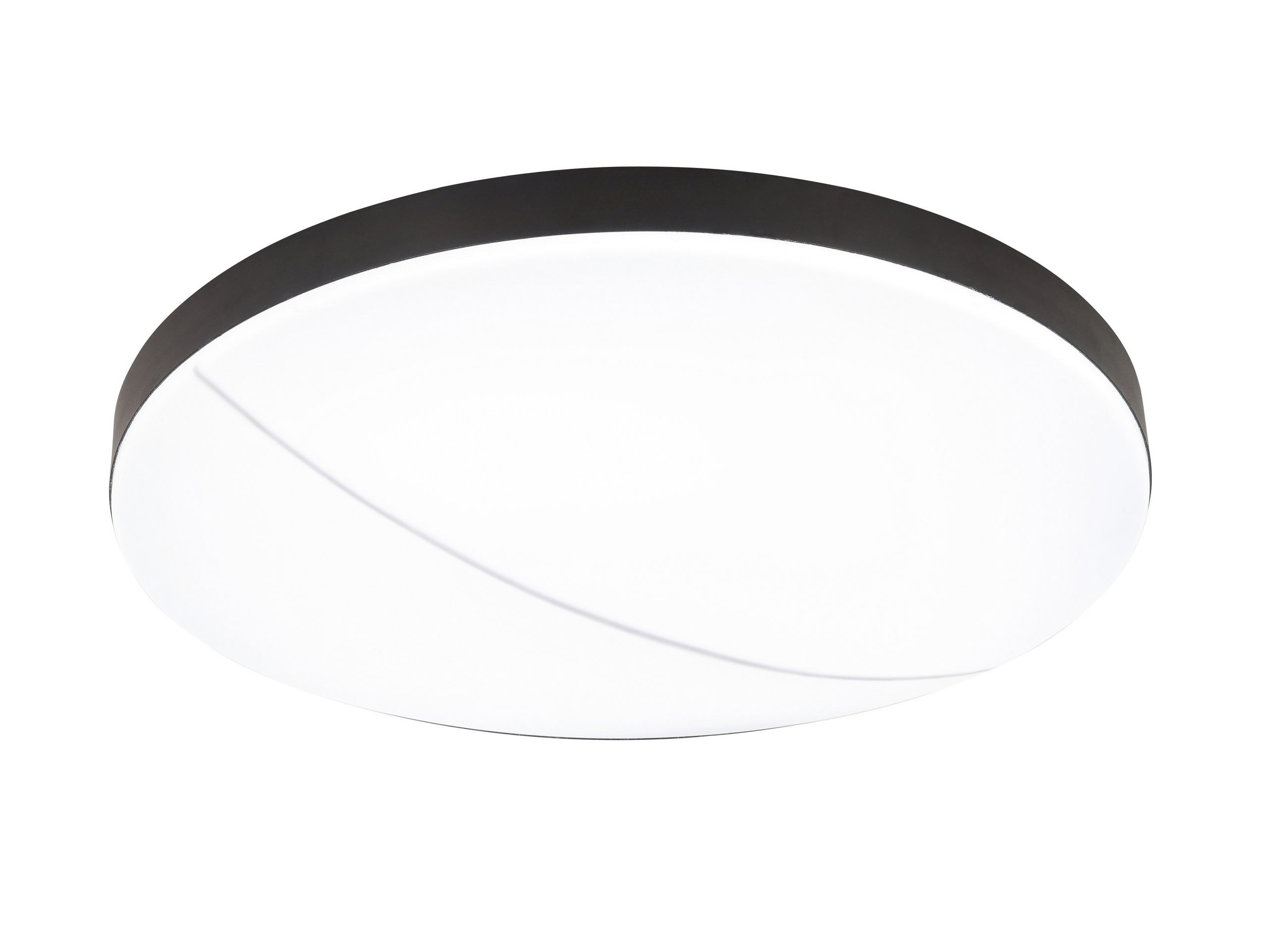 PLAFONIERĂ CU LED - negru, Design, plastic/metal (45/10,5cm) - Novel