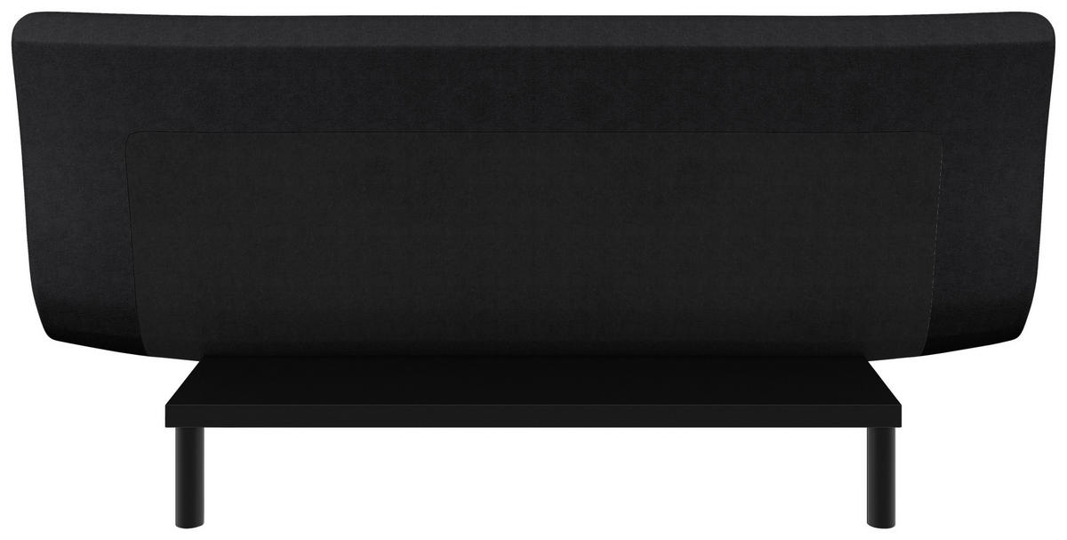 SCHLAFSOFA  in Mikrofaser Anthrazit  - Anthrazit/Schwarz, KONVENTIONELL, Holz/Textil (197/85/92cm) - Carryhome