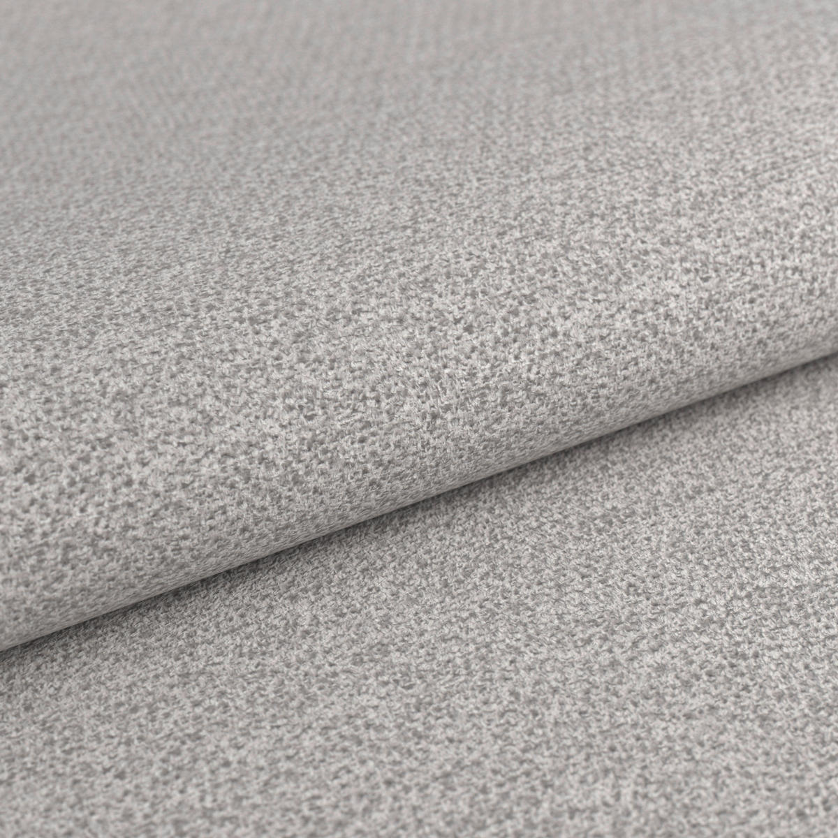 ECKBANK 192/170 cm Webstoff Hellgrau Eiche Sperrholz   - Eichefarben/Hellgrau, KONVENTIONELL, Holz/Textil (192/170cm) - Livetastic