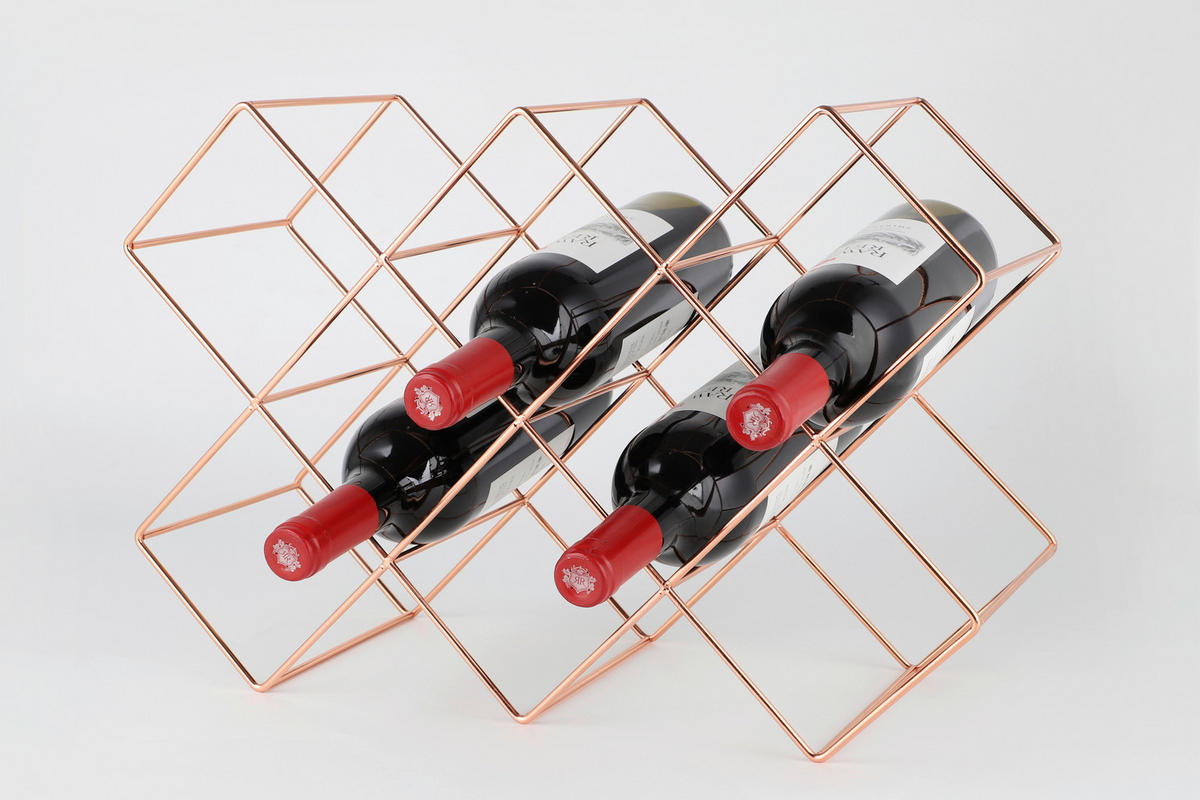 WEINREGAL Kupferfarben  - Kupferfarben, Basics, Metall (46/16,6/31cm) - Echtwerk