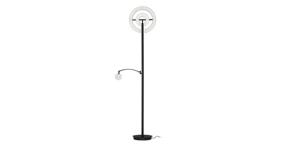 LED-DECKENFLUTER 40/180 cm    - Schwarz, KONVENTIONELL, Kunststoff/Metall (40/180cm) - Dieter Knoll