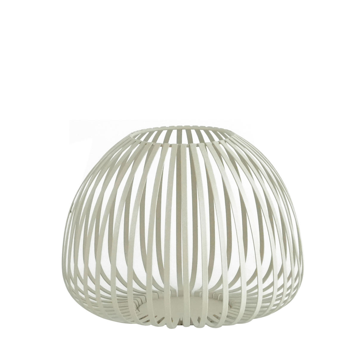 WINDLICHT Beige 25,5/20 cm  - Beige, Basics, Metall (25,5/20cm) - Ambia Home