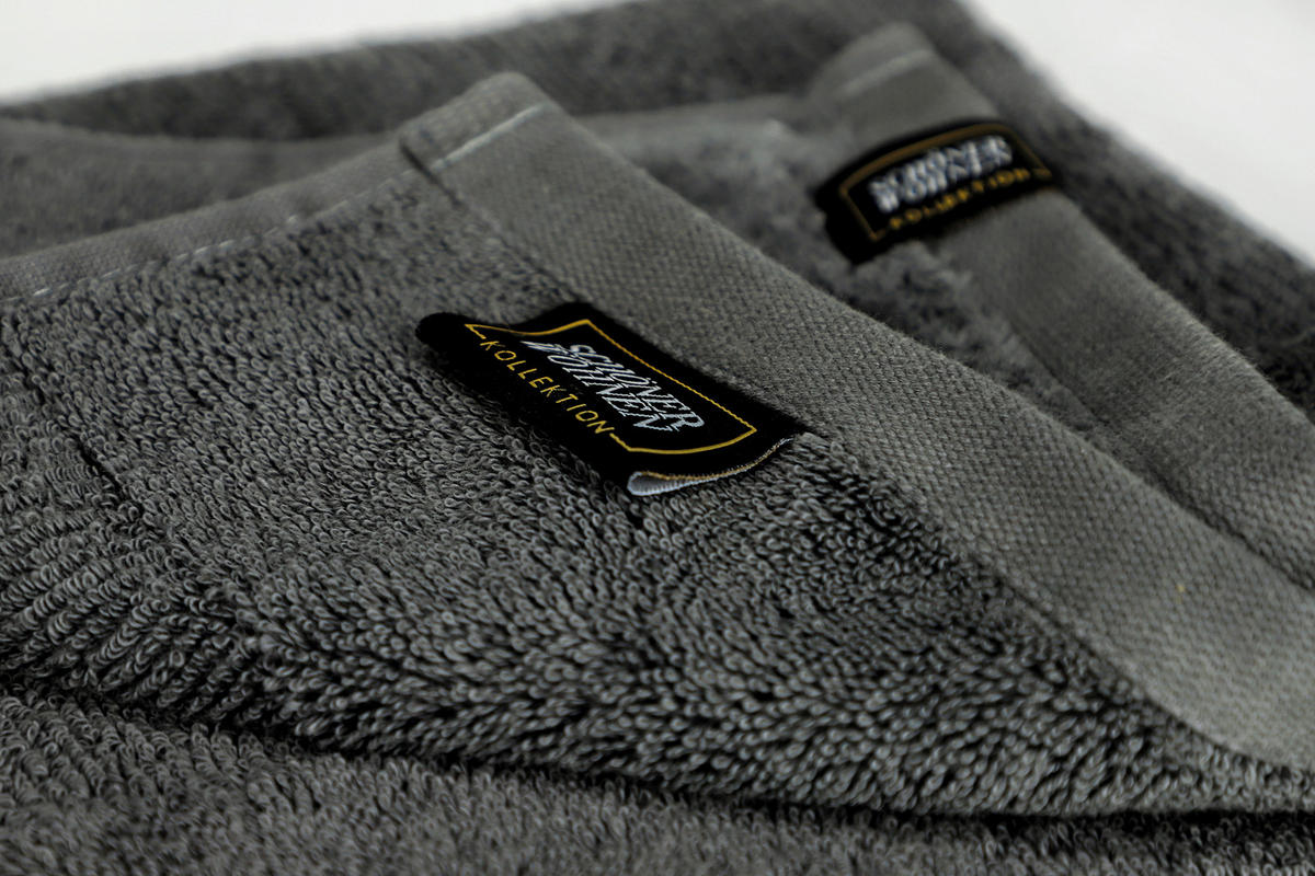 SAUNATUCH SW-SENSE Anthrazit  - Anthrazit, Basics, Textil (80/180cm) - Schöner Wohnen