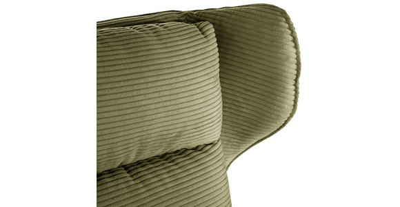 OHRENSESSEL Cord Grün  - Schwarz/Grün, Design, Textil/Metall (83/106/89cm) - Landscape