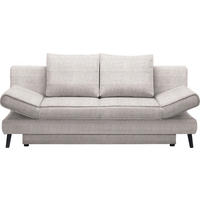 SCHLAFSOFA in Webstoff Naturfarben  - Schwarz/Naturfarben, Design, Textil/Metall (200/85/90cm) - Xora
