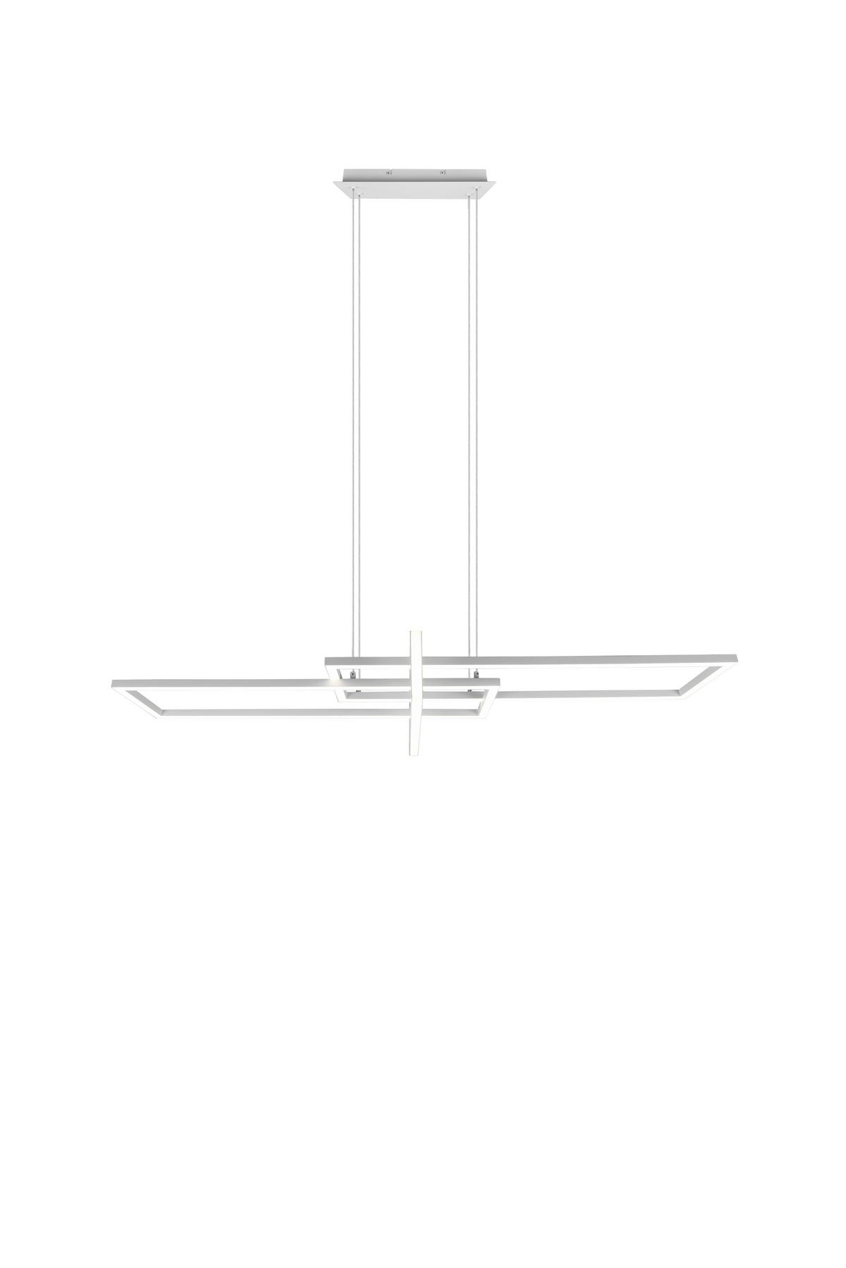 LED-HÄNGELEUCHTE 110/40/150 cm    - Weiss, Design, Metall (110/40/150cm) - Trio Leuchten