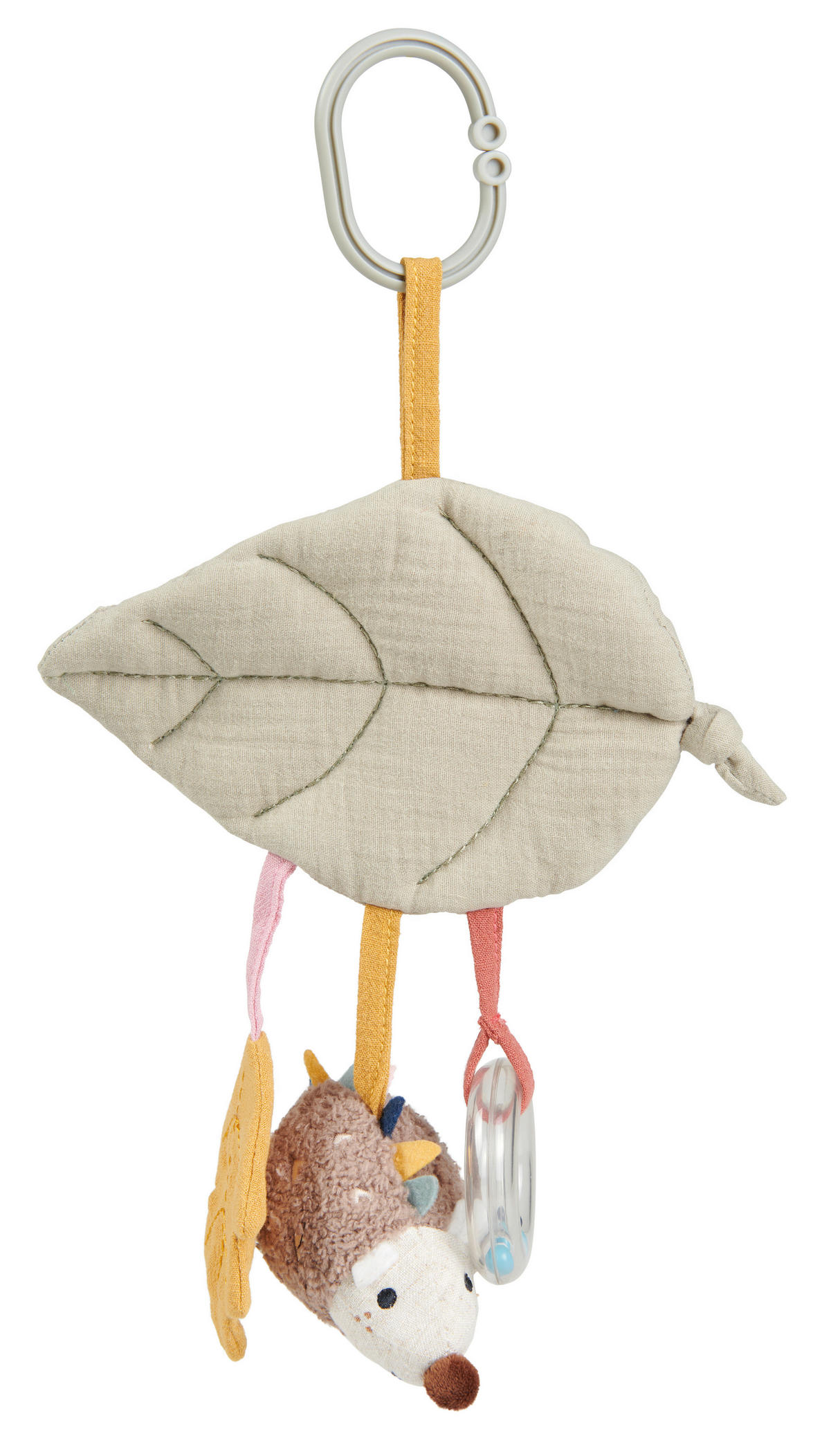 CHRASTÍTKO DO RUKY - tmavě žlutá/světle zelená, Trend, textil/plast (23/34/5cm) - Patinio