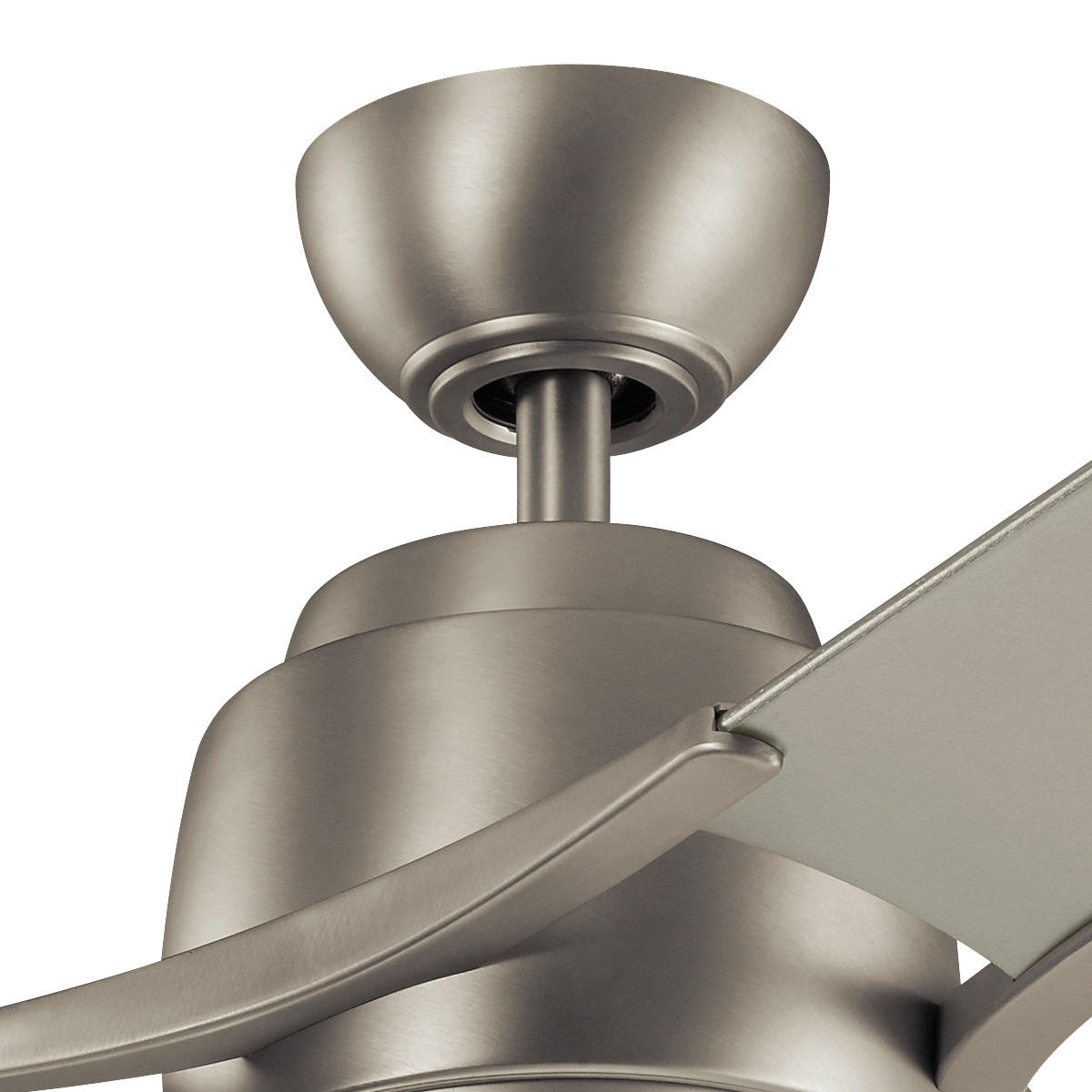 VENTILATOR STROPNI  boje nikla   srebrne boje  Elstead Zeus  - srebrne boje/boje nikla, Design, metal/drvo (152/46cm)