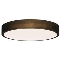 LED-DECKENLEUCHTE 34/6,5 cm   - Dunkelbraun/Weiß, KONVENTIONELL, Kunststoff/Metall (34/6,5cm) - Brilliant