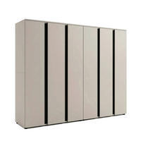 DREHTÜRENSCHRANK 242/184/52 cm,  in Kaschmir, 6 Tür(en)  - Kaschmir, ROMANTIK / LANDHAUS, Holzwerkstoff (242/184/52cm) - Livetastic