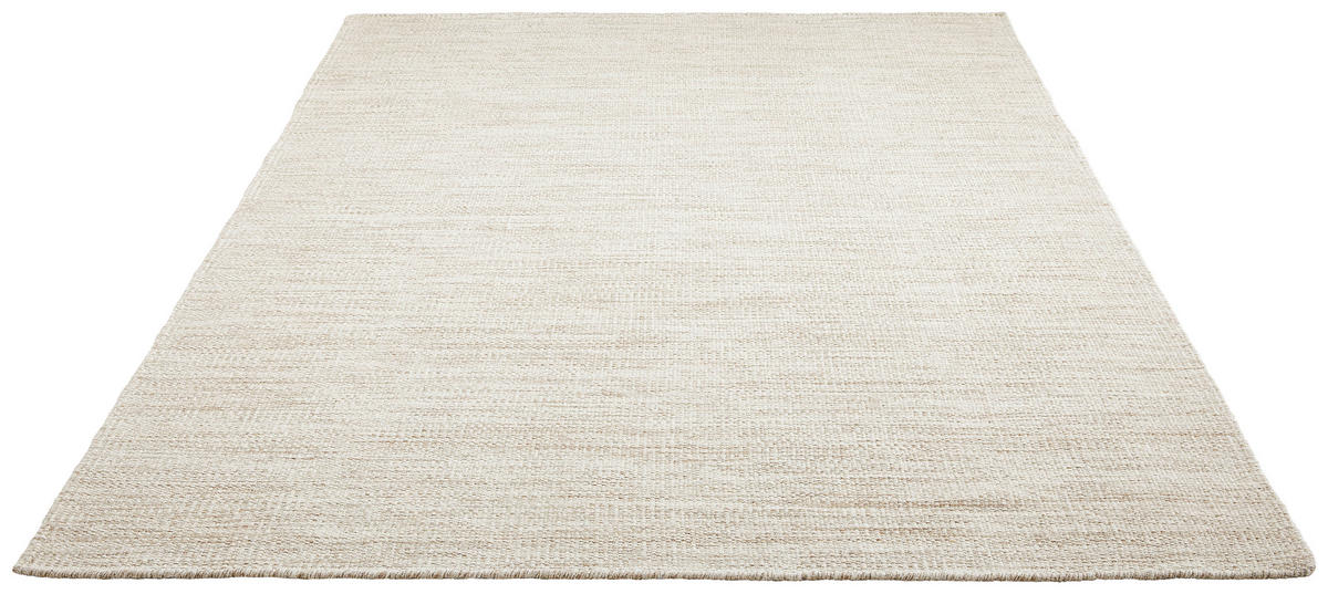 RUČNĚ TKANÝ KOBEREC, 160/230 cm, béžová - béžová, Natur, textil (160/230cm) - Linea Natura
