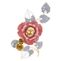 WANDDEKO  61/111.80/9.5 cm   - Goldfarben/Rosa, Basics, Metall (61/111.80/9.5cm)