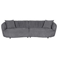CANAPÉ MÉGA in tissage à plat gris foncé  - noir/gris foncé, Design, textile/matière synthétique (260/76/115cm) - Landscape