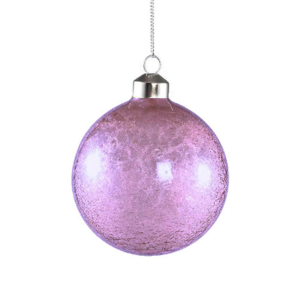 LOPTICE DEKORATIVNE - pink, Basics, staklo (15cm)