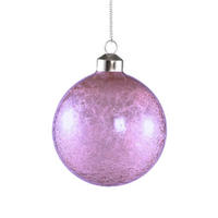 LOPTICE DEKORATIVNE - pink, Basics, staklo (15cm)