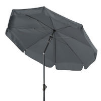 SONNENSCHIRM 150 cm   - Anthrazit, Basics, Textil/Metall (150cm) - Doppler