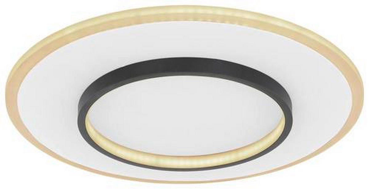 LED-DECKENLEUCHTE 40 W  46,8/6 cm    - Weiss/Opal, Basics, Kunststoff/Metall (46,8/6cm) - Globo