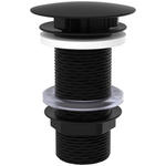 ABLAUFVENTIL 7,0/6,5/7,0 cm  - Schwarz, Basics, Metall (7,0/6,5/7,0cm) - Xora