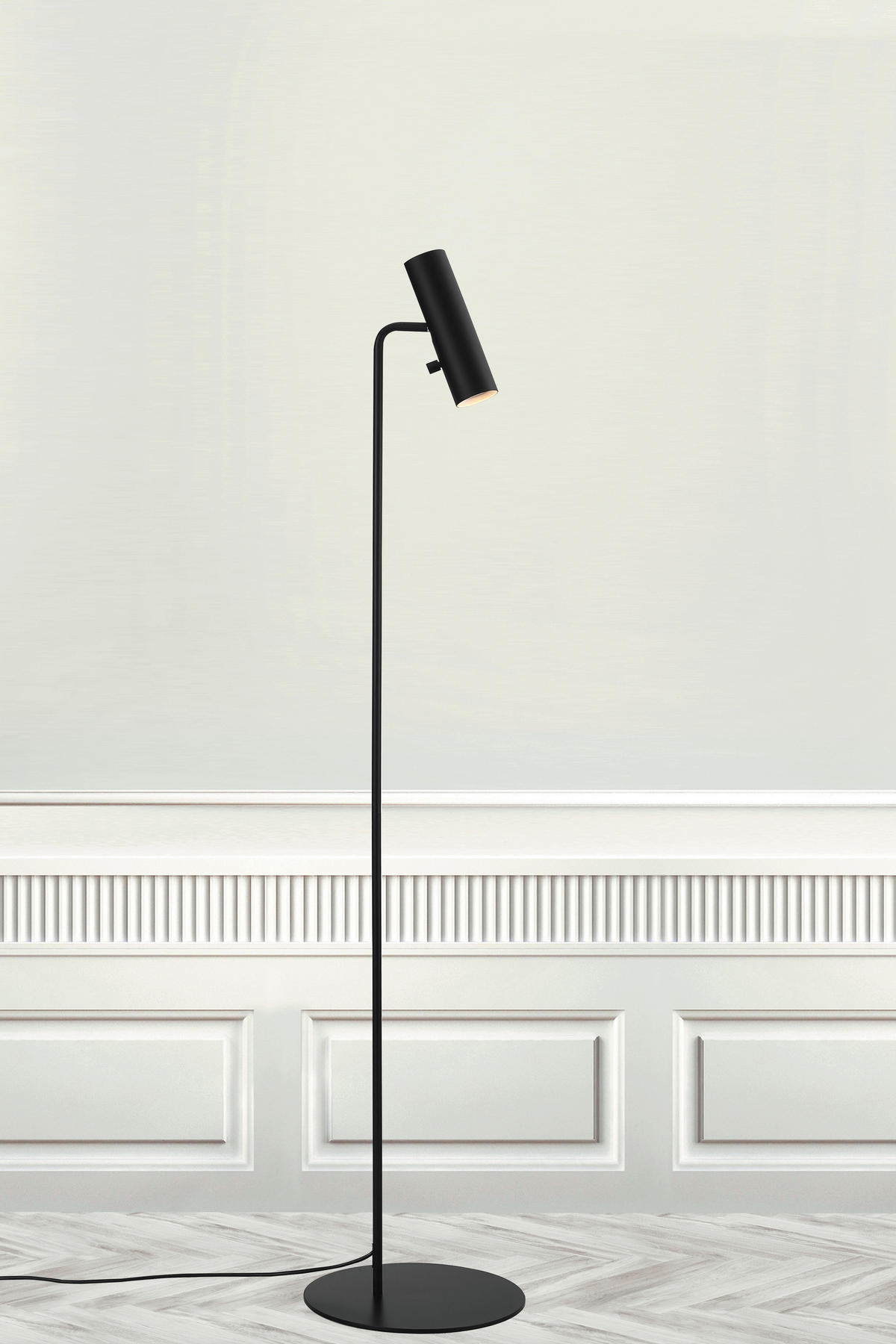STEHLEUCHTE MIB 6/141 cm   - Schwarz, Design, Metall (6/141cm) - Nordlux