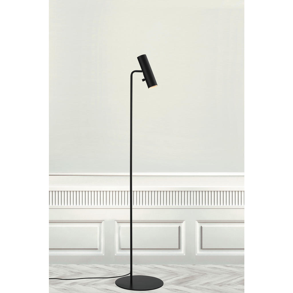 Thumbnail - Nordlux Stehleuchte Mib, Schwarz, Metall, 141 cm, Lampen & Leuchten, Innenbeleuchtung, Leuchten nach Räumen, Bürolampen
