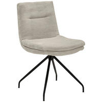 STUHL - Schwarz/Naturfarben, Design, Textil/Metall (50/85/64cm) - Musterring