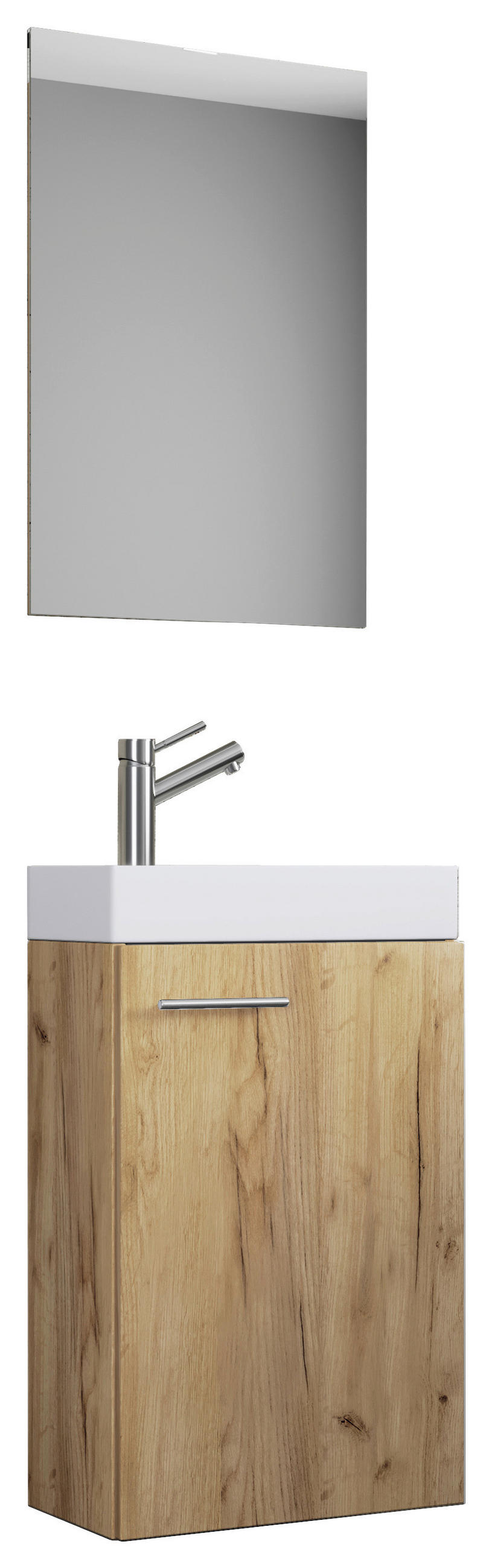 Gästebad Slito 3-Teilig Honigeiche B: 41 cm