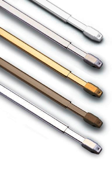 ŠIPKA ZA VITRAŽU bijela metal, plastika - bijela, Basics, metal/plastika (100-160cm) - Gardinia
