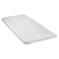 VRCHNÍ MATRACE, 90/200 cm - bílá/světle modrá, Basics, textil (90/200cm) - Sleeptex