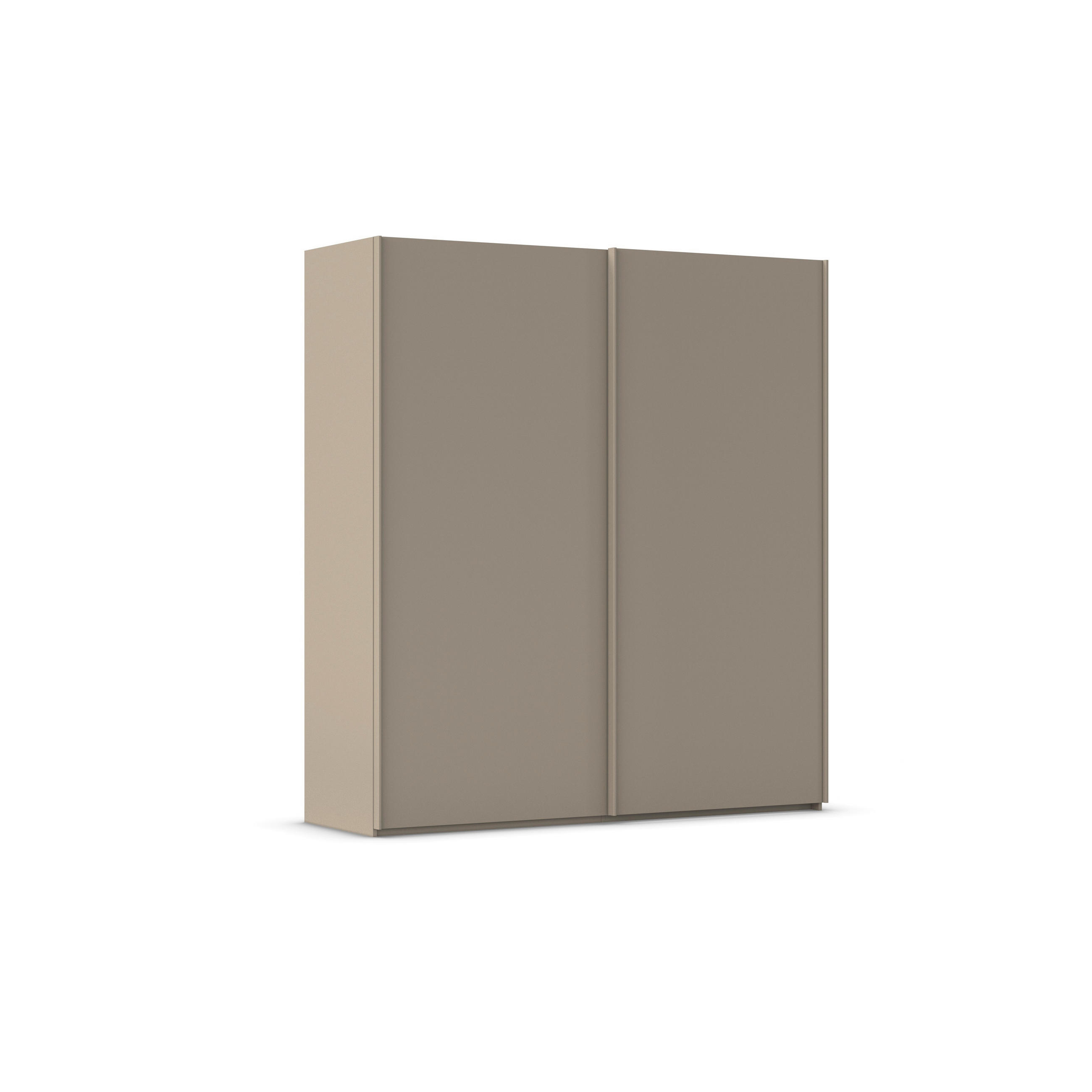 SCHWEBETÜRENSCHRANK 201/223/69 cm,  in Fango, 2 Tür(en)  - Fango, Basics, Holzwerkstoff/Metall (201/223/69cm) - Rauch Möbel