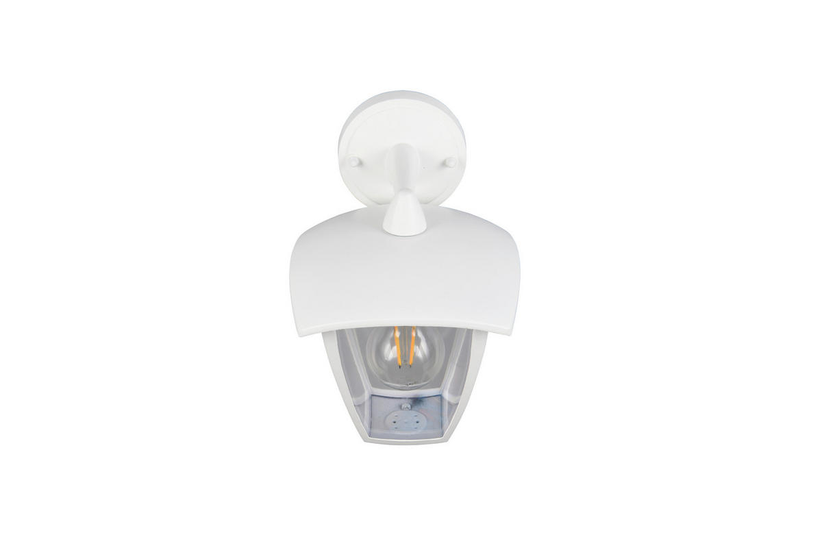 AUSSENWANDLEUCHTE Venta 17/24/20 cm  - Transparent/Weiß, KONVENTIONELL, Kunststoff/Metall (17/24/20cm) - Trio Leuchten