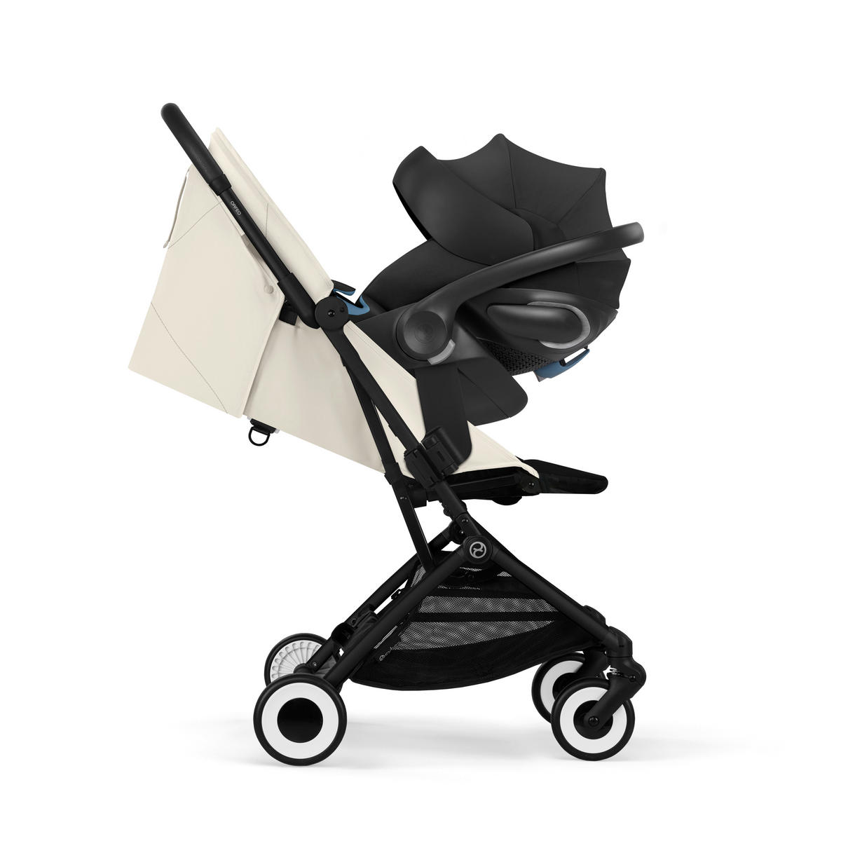 BUGGY Orfeo  - Schwarz/Weiß, Basics, Textil (77/52/102cm) - cybex GOLD