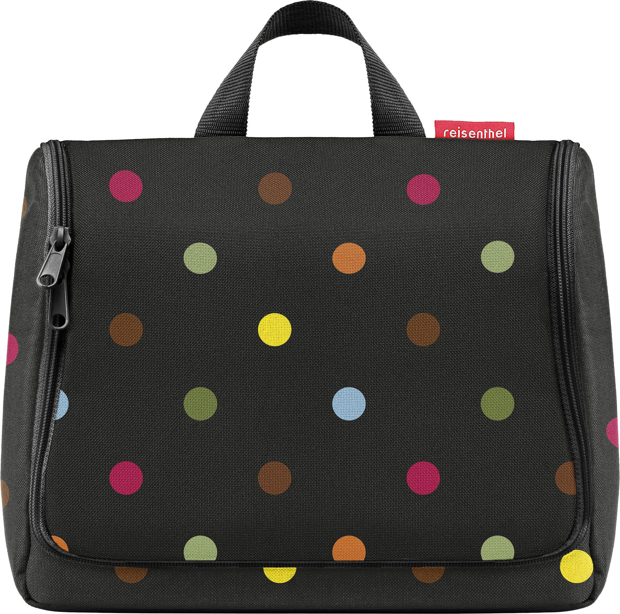 TOILETBAG XL DOTS Toiletbag XL dots  - Multicolor/Schwarz, Basics, Textil (28/25/10cm) - Reisenthel