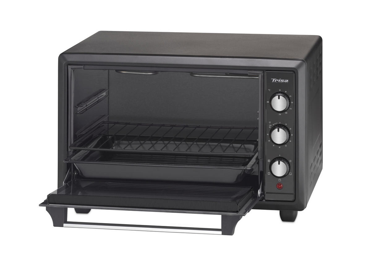 MINIBACKOFEN - Schwarz, Basics, Metall (50/30/30cm) - Trisa Electronics