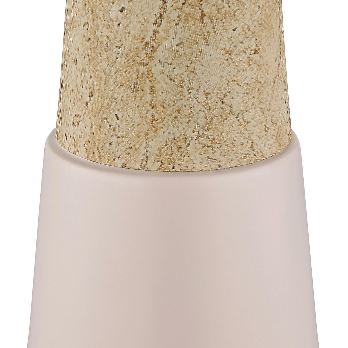 TISCHLEUCHTE 25/36,5 cm   - Champagner/Beige, Design, Kunststoff/Metall (25/36,5cm) - Globo