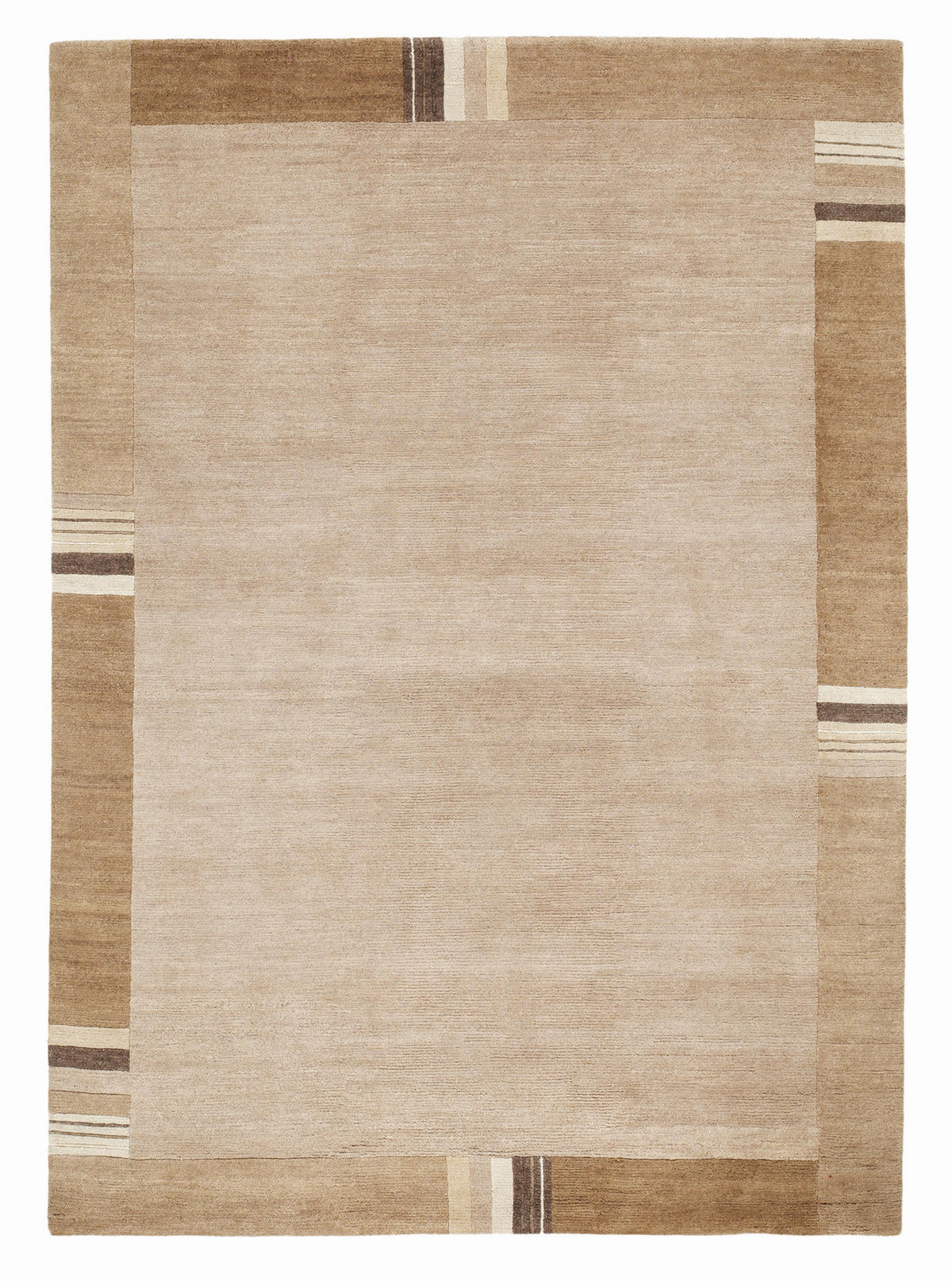 WOLLTEPPICH 200/300 cm Sensation Silk Lakir Hellbraun  - Hellbraun, Basics, Textil (200/300cm) - Cazaris